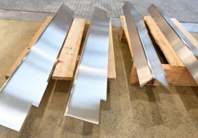 Stainless steel profile electropolished