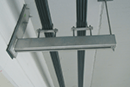 Support brackets for the tension wires
