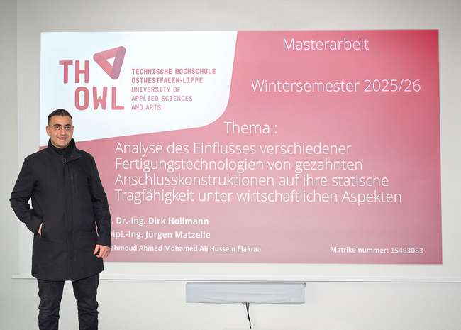 Masterabschluss Mahmoud Elakraa