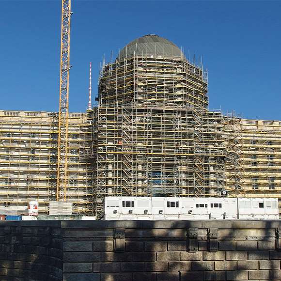 Referenzbild Stadtschloss Berlin, in der Bauphase