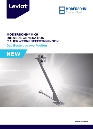 MODERSOHN&reg; MK6 Die neue Generation Mauerwerksbefestigungen