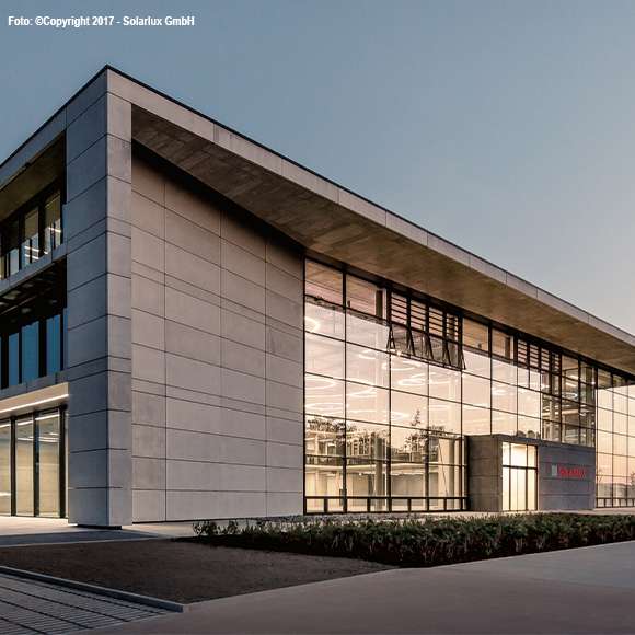 Foto Neubau Solarlux Campus, Melle