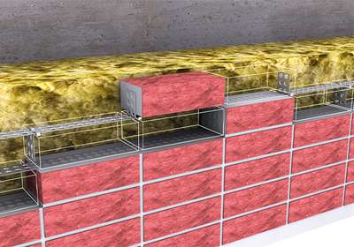 Safer application of stack bond panels