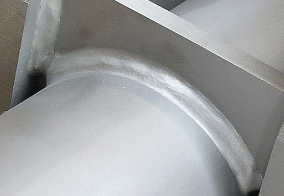 Weld seam according to design class DIN EN 1090 EXC3 / evaluation group B