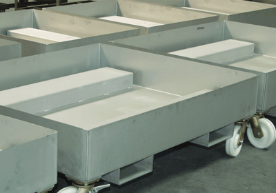 Photo: collection tubs