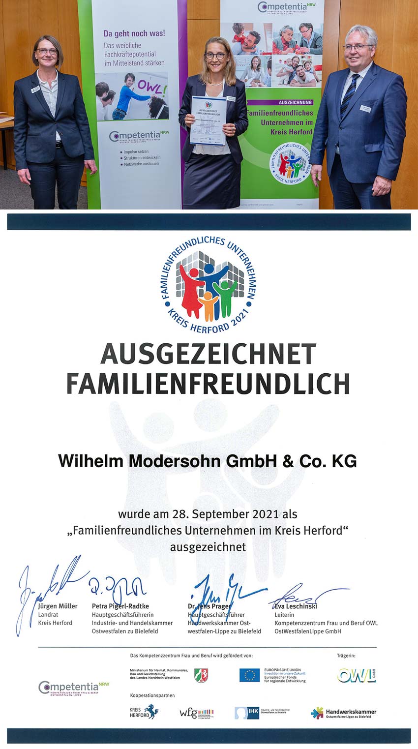 Familienfreundliches Unternehmen